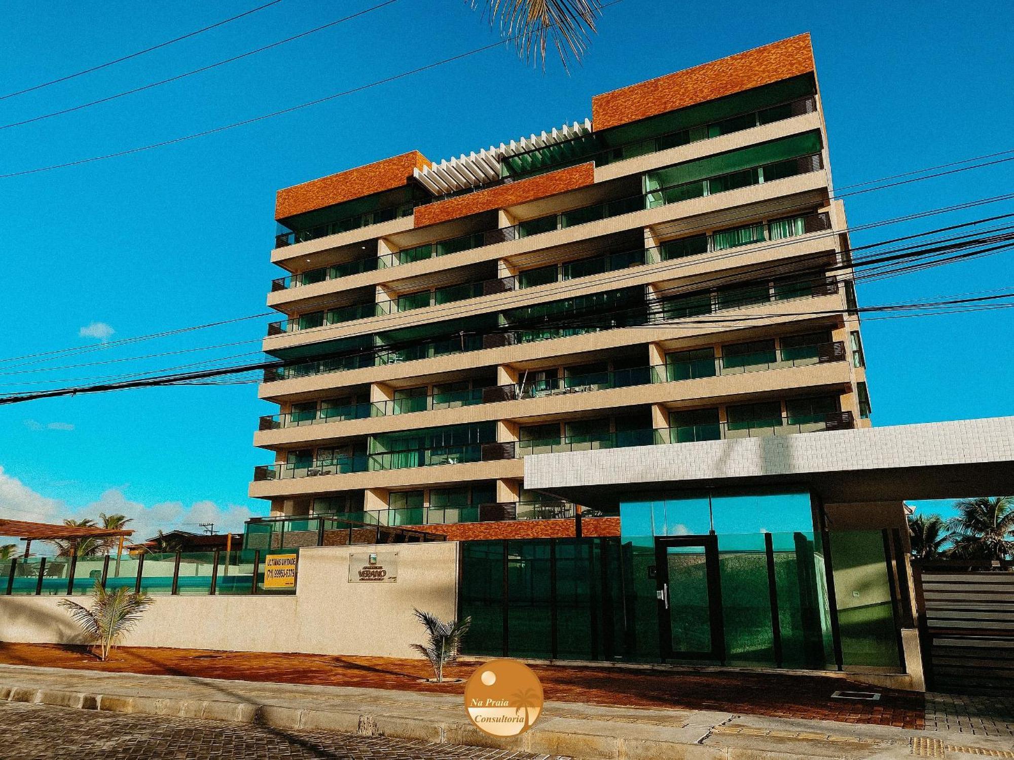 Pe Na Areia, Piscina Borda Infinita, Vaga De Garagem, Portaria 24 Hs Salvador Exterior foto