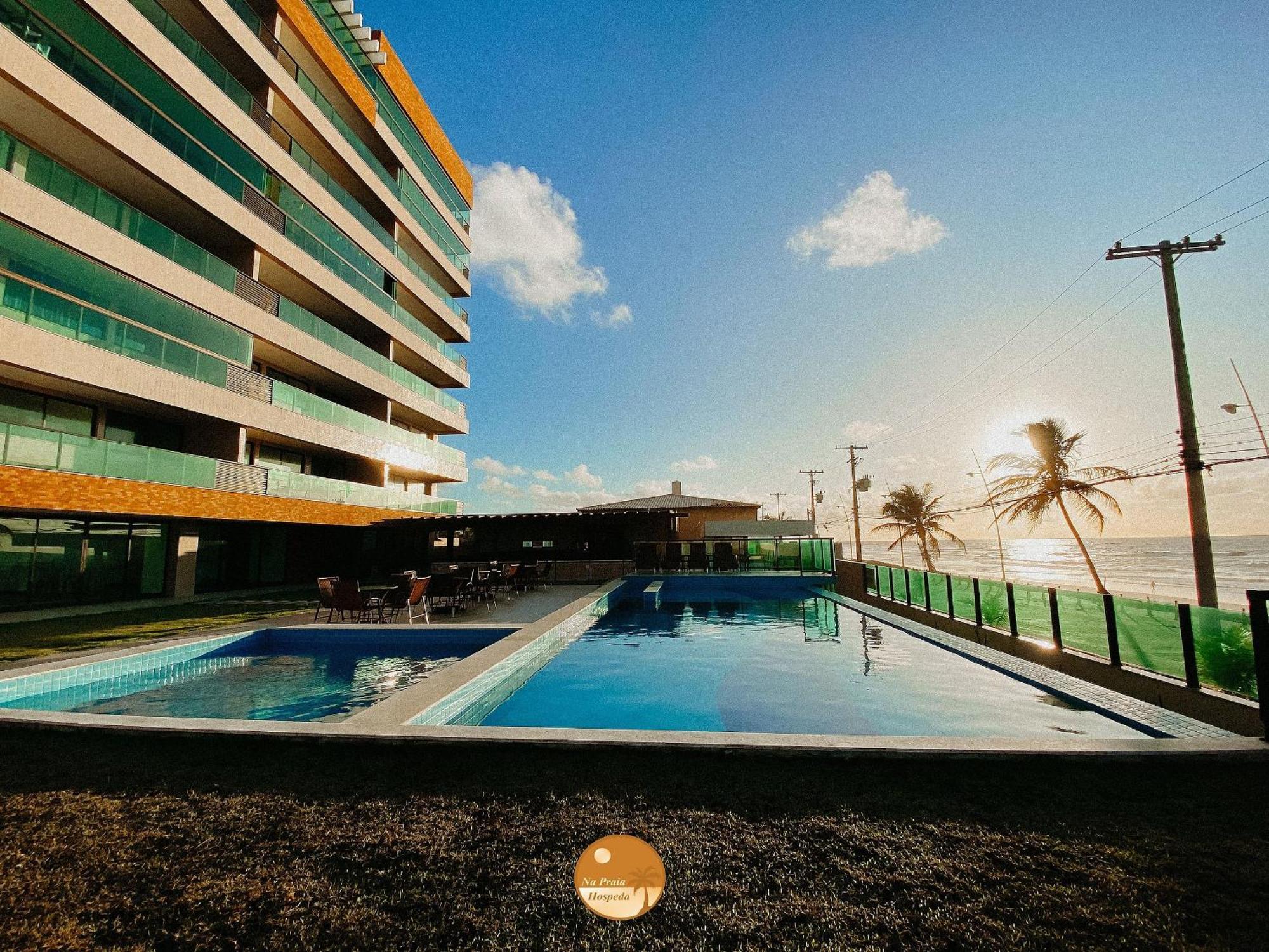 Pe Na Areia, Piscina Borda Infinita, Vaga De Garagem, Portaria 24 Hs Salvador Quarto foto