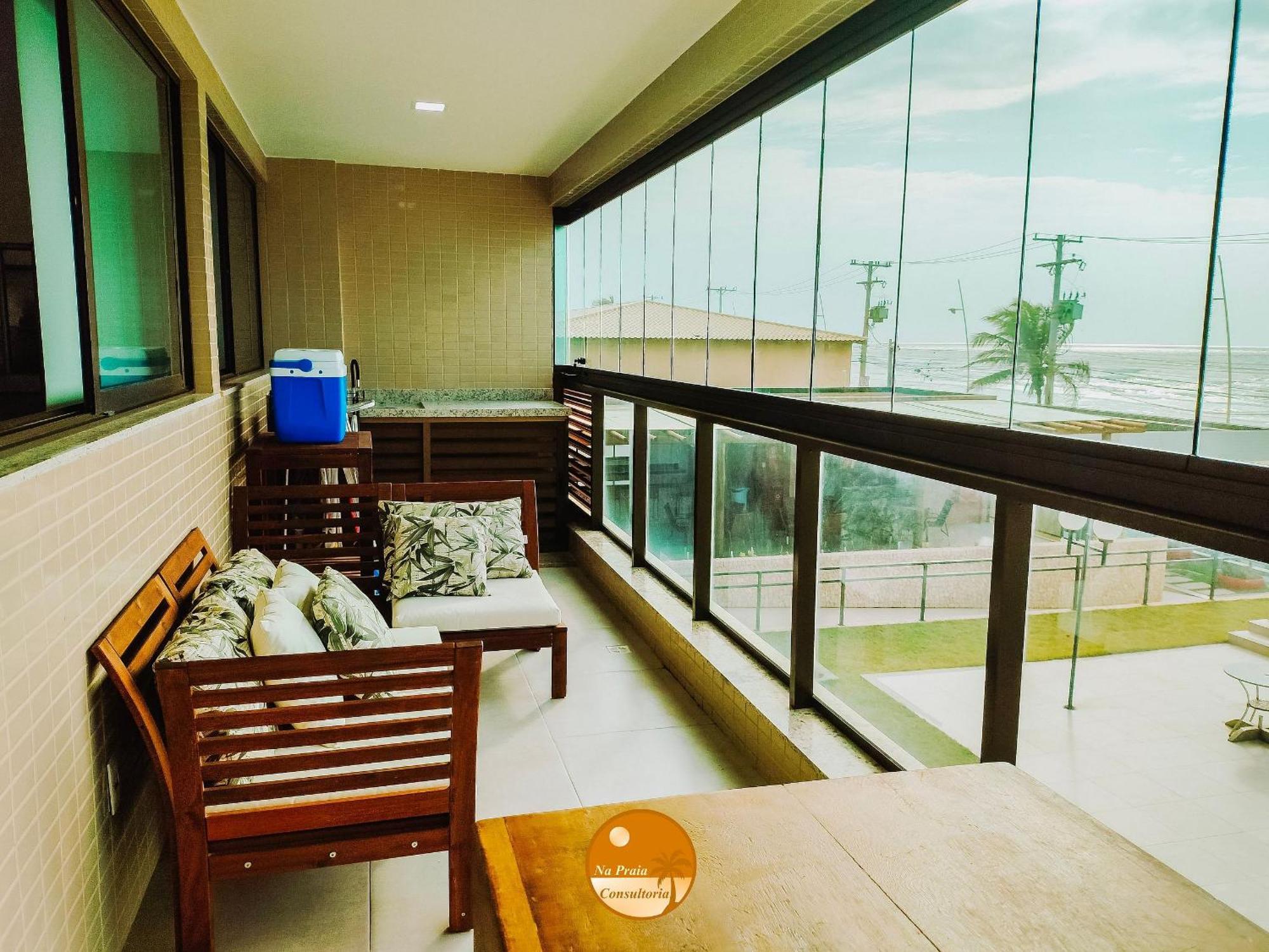 Pe Na Areia, Piscina Borda Infinita, Vaga De Garagem, Portaria 24 Hs Salvador Quarto foto