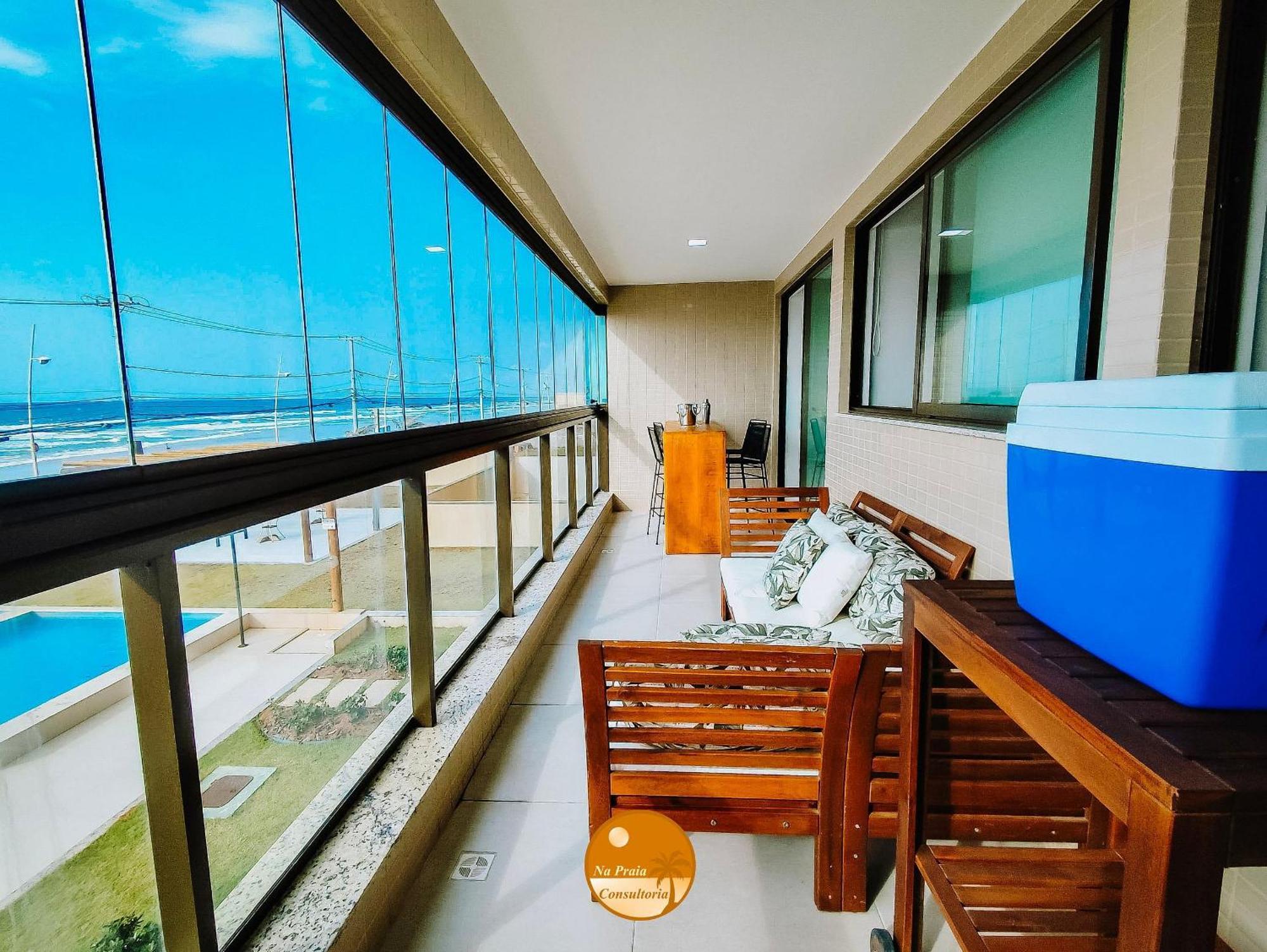 Pe Na Areia, Piscina Borda Infinita, Vaga De Garagem, Portaria 24 Hs Salvador Quarto foto